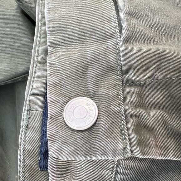 Tailor Vintage Pants Men's 36x32 Olive Green Straight Fit Chino Preppy Normcore - Picture 11 of 15